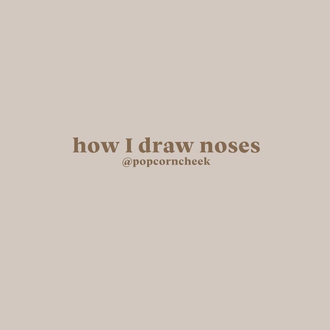 noses!!!! 
-
fb &amp; ig: @popcorncheek 
dm for commissions 