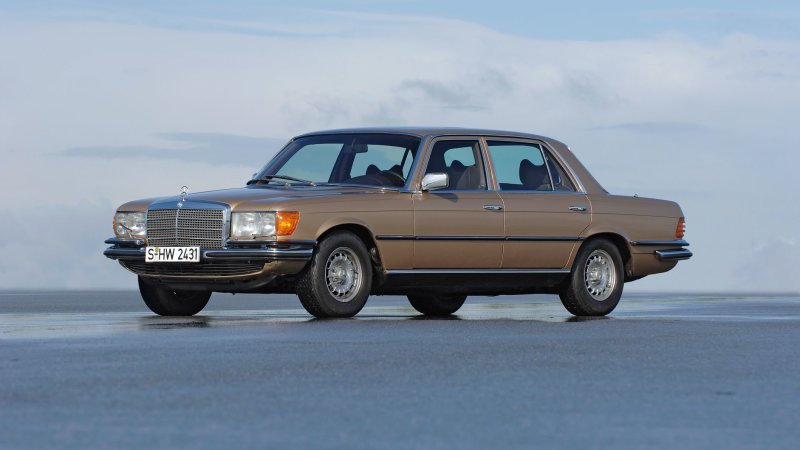 3. Mercedes-Benz W116 Series – 1972 to 1980: The first Mercedes to use the "S" class nomenclature, the W116 Series introduced streamlined styling, quantum leaps in engineering, and a slew of innovative safety features like a fuel tank mounted above the rear axle.