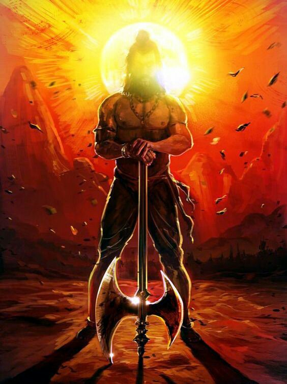  #परशुराम_जयंती  #Parshuram ( Rama with an axe ) is sixth incarnation of Vishu in त्रेता युग. Parashurama carried traits of a Kshatriya and is often regarded as a Brahman Warrior, He carried a number of traits, which included aggression, warfare & valor serenity & prudence (1/6)