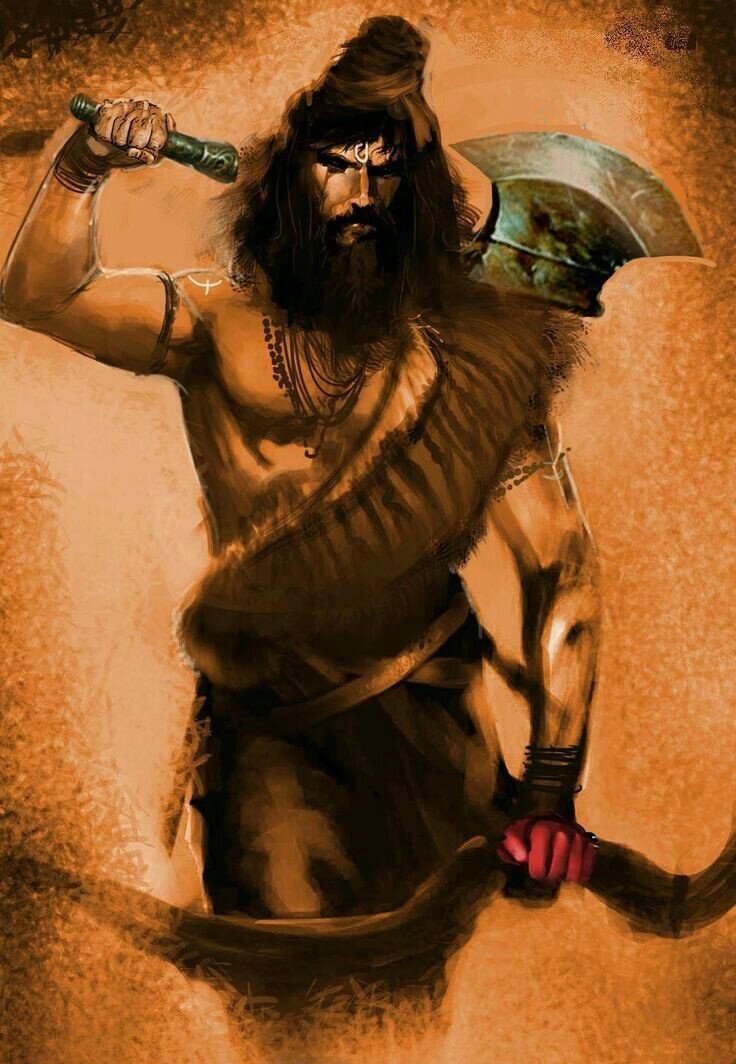 #परशुराम_जयंती  #Parshuram ( Rama with an axe ) is sixth incarnation of Vishu in त्रेता युग. Parashurama carried traits of a Kshatriya and is often regarded as a Brahman Warrior, He carried a number of traits, which included aggression, warfare & valor serenity & prudence (1/6)