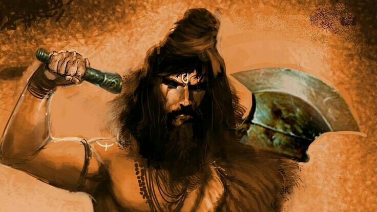 The Kshatriya class, with weapons and power, had begun to abuse their power, take what belonged to others by force and tyrannize people. Parashurama corrects the cosmic equilibrium by destroying these Kshatriya warriors (3/6)