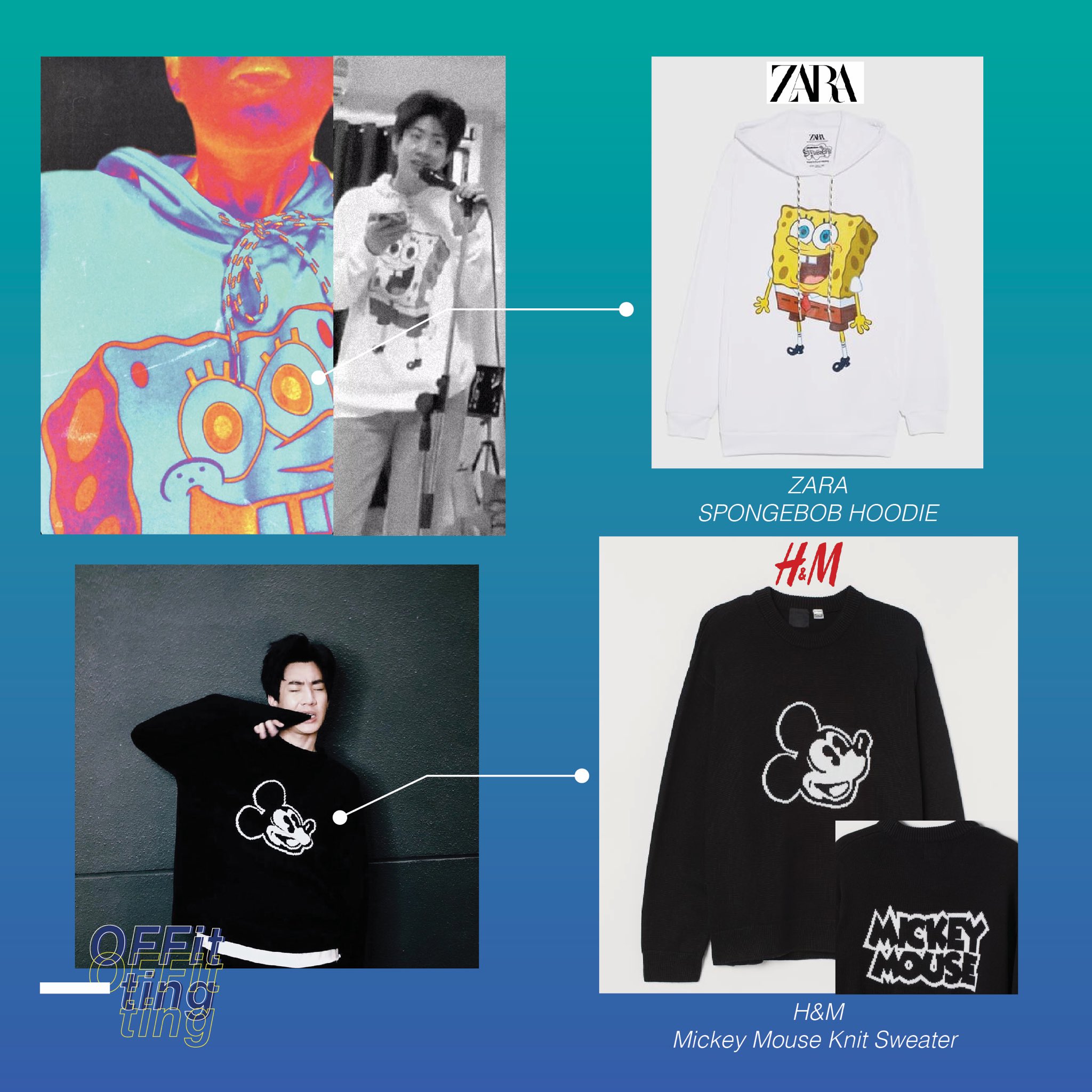 Zara spongebob hoodie sale