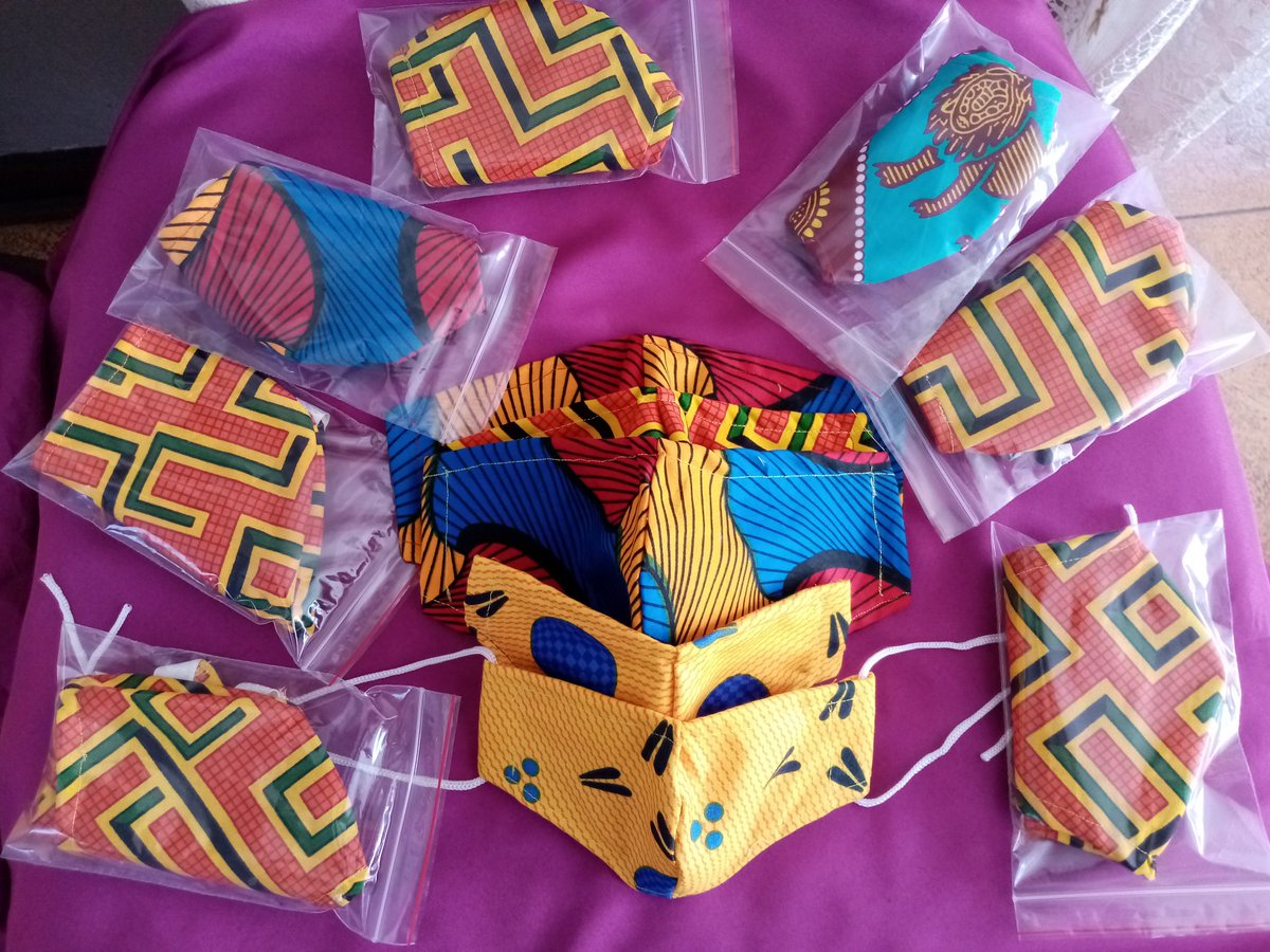 reneerametsi's tweet photo. Hey good people, get your washable 3ply mask with original 100% cotton African prints for R50. U'll qualify for a discount when you buy 10. Courier to yr doorstep. Kids sizes available. Lets protect ourselves from the Covid-19 virus. DM 4 orders#FlattenTheCurve #djsbu #SupportBB https://t.co/hIPGQETctP