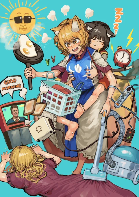 #絵描き繋がれ オリジナルのキャラクター絵や映画と東方の二次創作とか色々描いてます。 