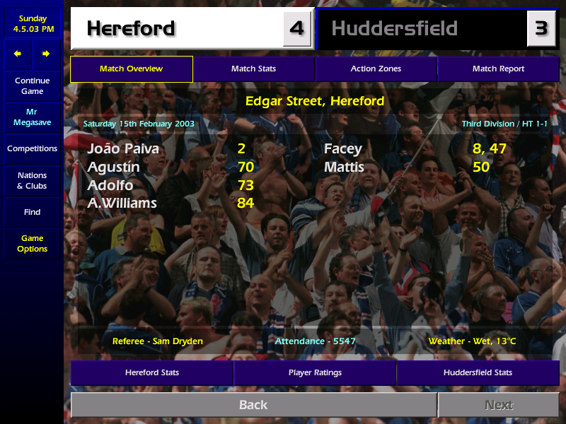 After last night's horror show in the  #cm0102therace lets play out a thread of Day 6 action.First up Huddersfield and my laptop very nearly had it, Dwayne Mattis injury time leveller ruled out - this has all the hallmarks of yesterday already!