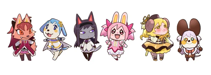 まどマギのどう森パロ描いてみた☺ 