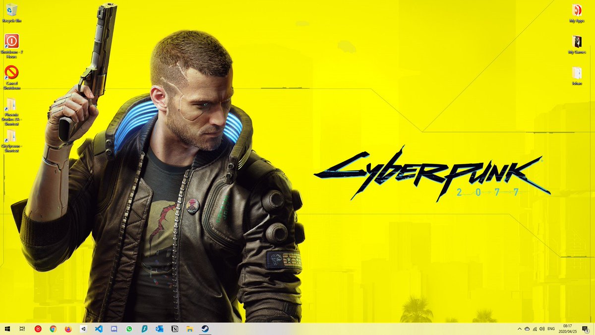Cryo_Quantom's tweet photo. Love my wallpaper..so hyped for @CyberpunkGame @CDPROJEKTRED #Cyberpunk2077 https://t.co/crQNn8aq8m