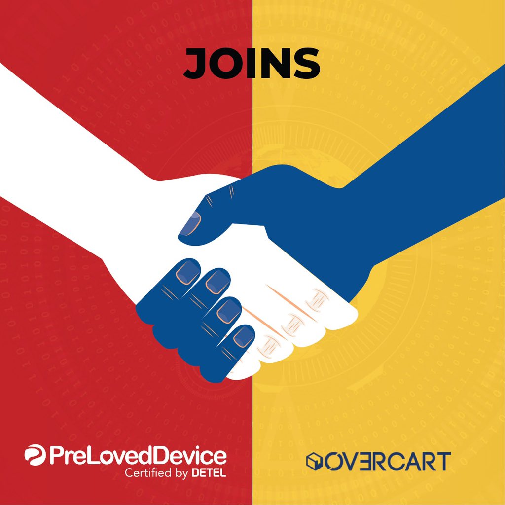 OvercartInc's tweet photo. We are delighted to share with you that @PrelovedDevice has taken over the buisness of Overcart and we are extremely pleased to have you continue as our esteemed customer.

#NewsAlert #newbeginnings https://t.co/MN2lhYvfCO