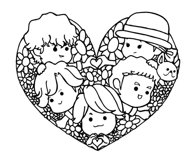 「こんなときこそSMAPだ」ぬりえ1から4まとめました。
みなさんどうぞご自由に。
#SMAP
#塗り絵 #ぬりえ
#StayHome 
#うちで過ごそう 
#いっしょにがんばりましょう 