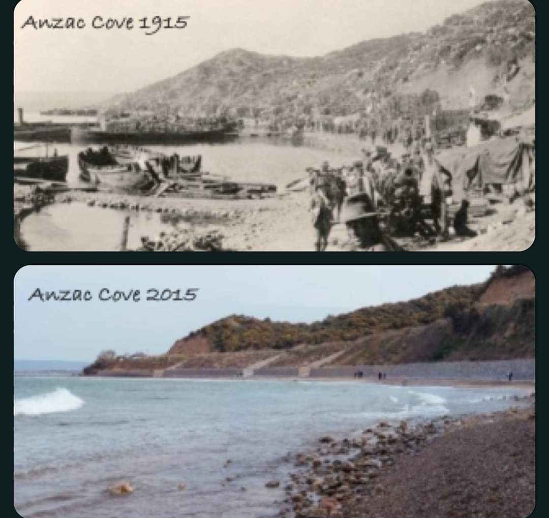 Thinking about  #AnzacDay2020  & remembering my trip to GalipoliIf you haven't been, you shouldTo stand on the beaches in Anzac Cove & see for yourself the futility that lay aheadThe sheer cliffs rising upThe impossibilityHowever, there is a wonderful statue at Anzac1/