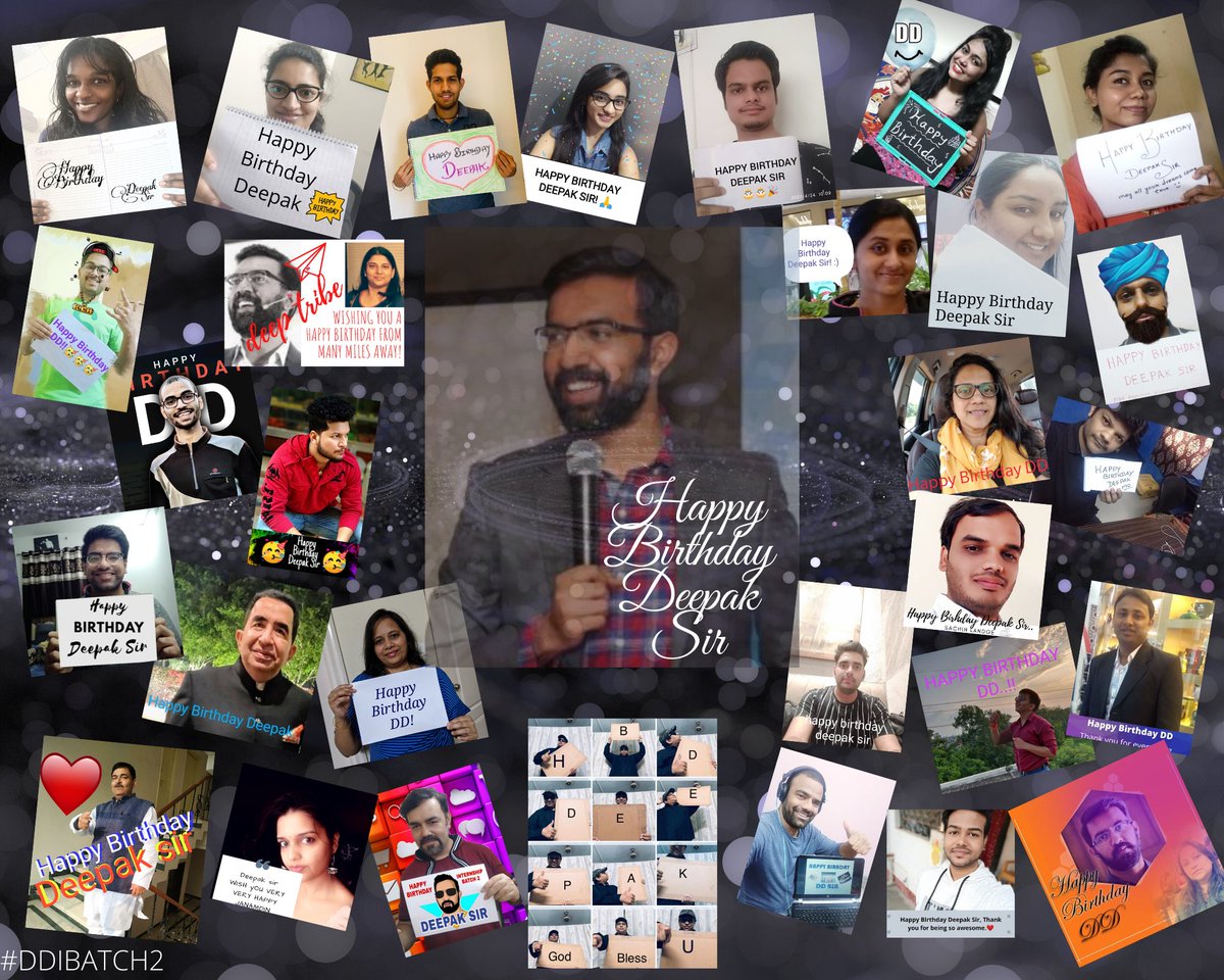 thedreamylass's tweet photo. #HBD #digitaldeepak #DDIbatch2rocks https://t.co/E1X4Zgt9G5