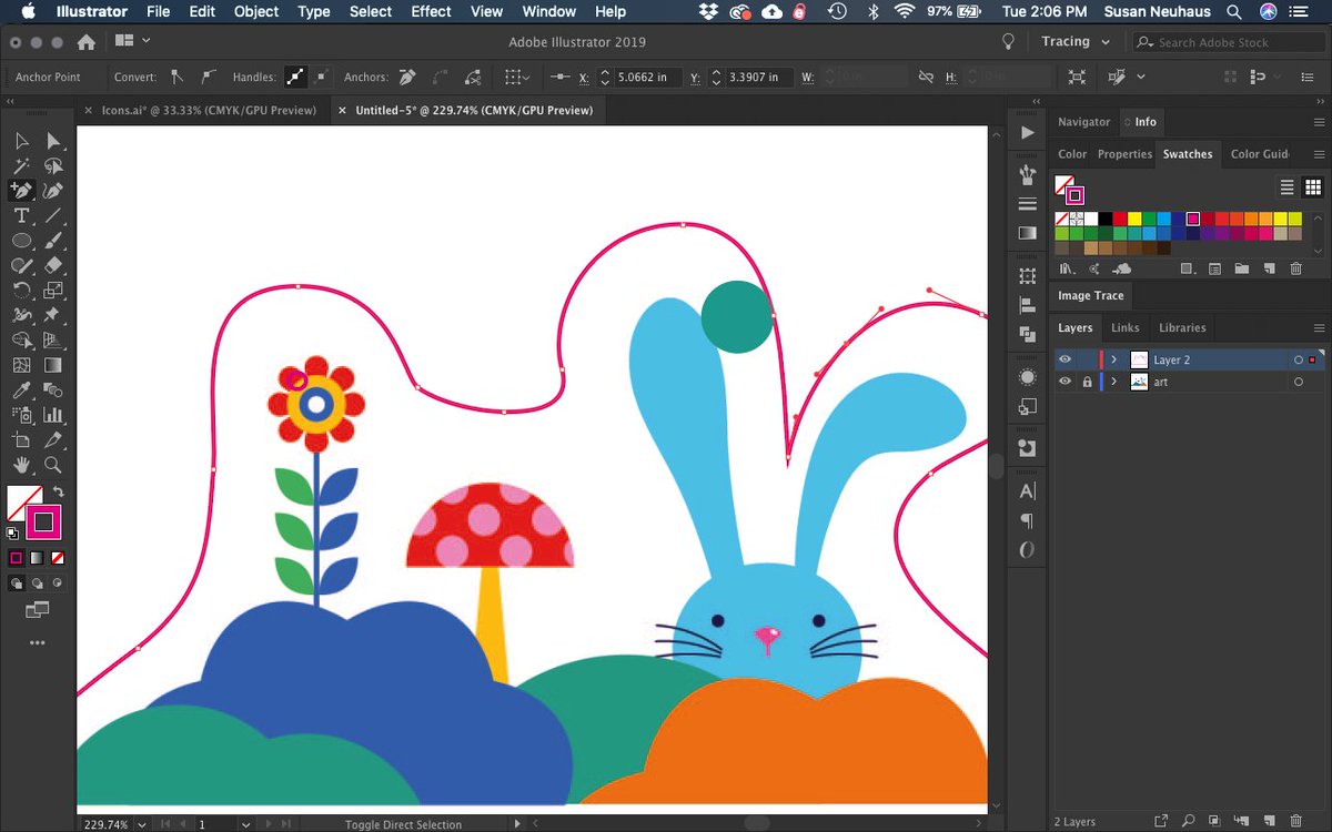 JaymeTweeter's tweet photo. The one piece of advice I would give to future students of #RSJ108 is to make sure you know how to use #adobeillustrator and @Google does wonders if you can't figure something out! #RSJ108 @carenroblin https://t.co/xW39xf9UP9