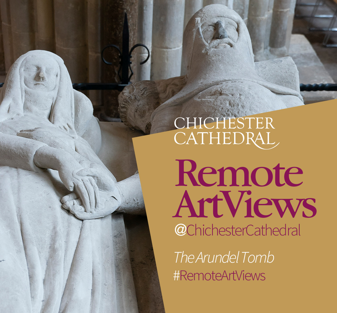 ChiCathedral's tweet photo. Join us today on Facebook, Twitter and Instagram for our next #RemoteArtViews! Every two weeks we’ll be exploring a piece of art (or object) from the Cathedral. Throughout today we'll be asking you questions on the #ArundelTomb. https://t.co/B6Tm2gZ3UK