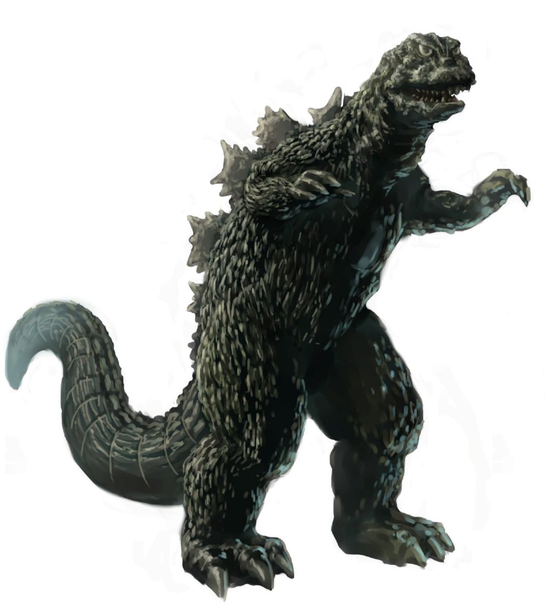 今日は南海ゴジラです つまり、南海の大決闘のゴジラを描きました