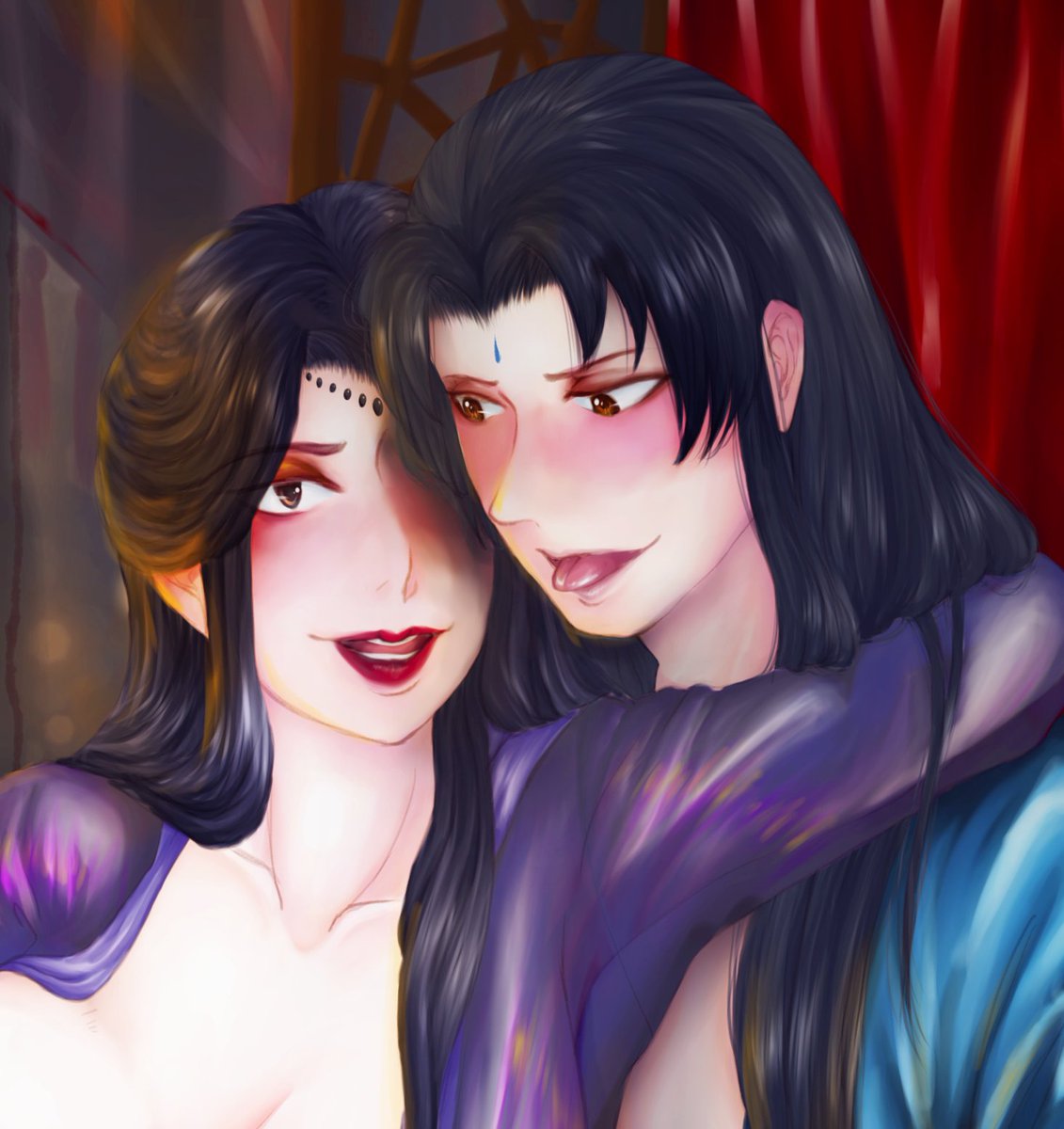 despairharem's tweet photo. ShuiLing commissioned by @LingWenBot1
Thank you for the commission Again!

#ShuiLing #ShiWuDu #LingWen #TianGuanCiFu #commissions #天官赐福 #TGCF

Mild NSFW ahead! https://t.co/xxxyO9egSW https://t.co/nnrRIa3YqO