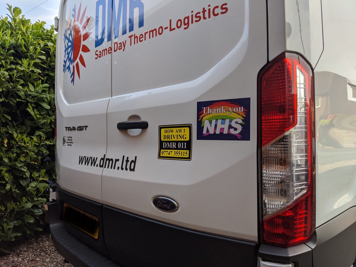 DMR_Sameday's tweet photo. Showing our appreciation for the NHS. Thank you for all you are doing in these difficult times 👏👏👏🌈 #staysafe https://t.co/Fne3dg3KZi