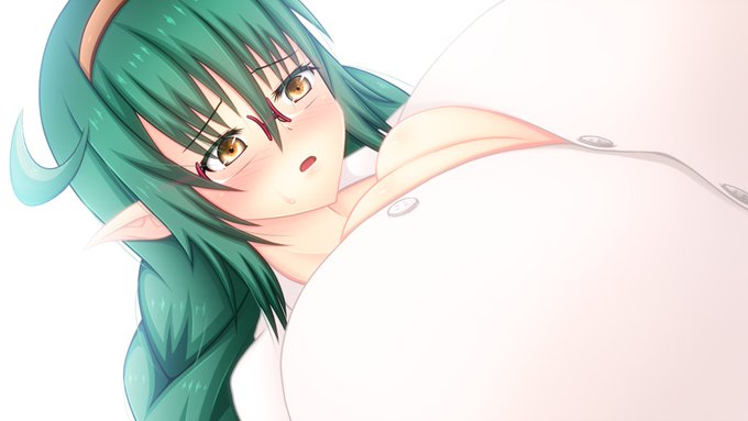 みどりねぎさん(@3dorinegi_pixiv)の
カチユさん描いてみました。
サキュバスが憑依しているので、
おっぱいの成長も
倍々でバインバインです! 