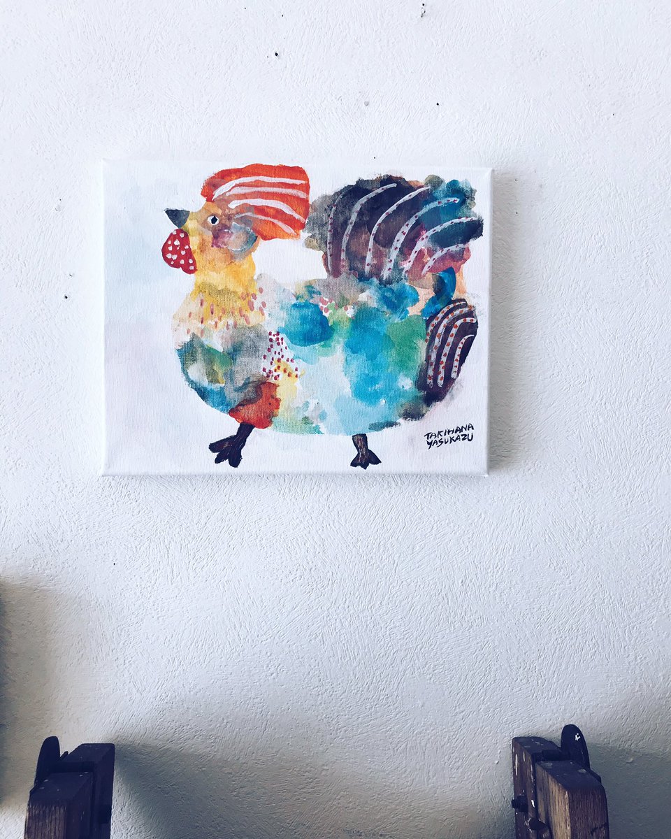 takihanapark's tweet image. 朝を知らせて。
ぼくは起きられないから。
割れたガラスの様に
ぼくの部屋はピカピカしている。

#moning #room #chicken #art #illustration #drawing #abstractart 
#日々の暮らし #アートのある暮らし