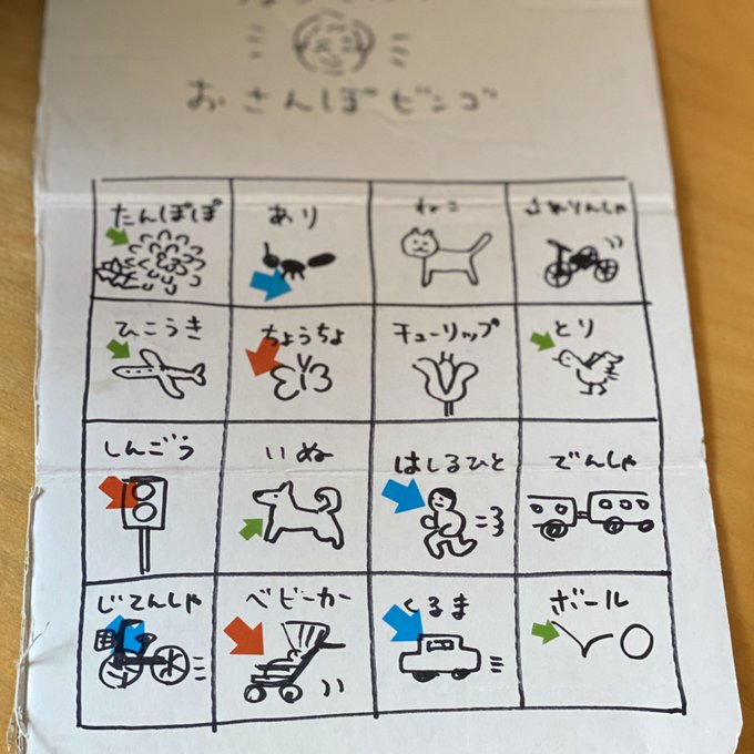 新しい発見があるかも おさんぽビンゴでいつもの散歩が楽しみになる Chietoku Jp