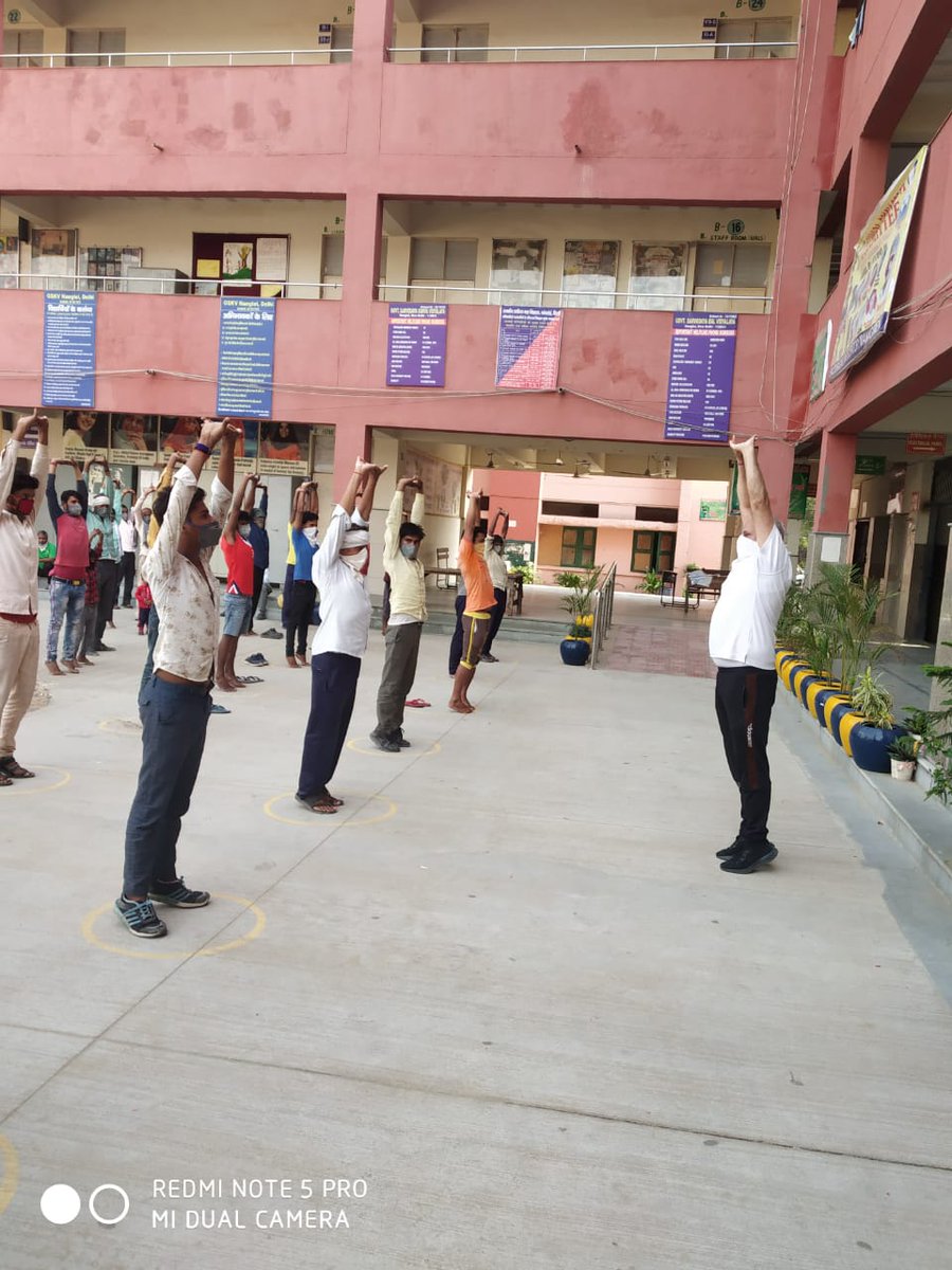 DM/DEO West Delhi (@dmwestdelhi) on Twitter photo Morning yoga sessions for the inmates of our shelter homes to keep their body healthy and mind calm...we all are #CoronaWarriors
Photograph : SBV Nangloi.
<a href="/ArvindKejriwal/">Arvind Kejriwal</a> <a href="/LtGovDelhi/">LG Delhi</a> <a href="/CMODelhi/">CMO Delhi</a> <a href="/DCPWestDelhi/">DCP West Delhi</a> @Dharmen47709446 <a href="/Akhilshubh16/">Akhil Kumar</a> <a href="/DCPCR/">Delhi Commission For Protection of Child Rights</a> <a href="/msisodia/">Manish Sisodia</a> <a href="/deepakrao/">Deepak Yadav 🇮🇳</a> Morning yoga sessions for the inmates of our shelter homes to keep their body healthy and mind calm...we all are #CoronaWarriors
Photograph : SBV Nangloi.
<a href="/ArvindKejriwal/">Arvind Kejriwal</a> <a href="/LtGovDelhi/">LG Delhi</a> <a href="/CMODelhi/">CMO Delhi</a> <a href="/DCPWestDelhi/">DCP West Delhi</a> @Dharmen47709446 <a href="/Akhilshubh16/">Akhil Kumar</a> <a href="/DCPCR/">Delhi Commission For Protection of Child Rights</a> <a href="/msisodia/">Manish Sisodia</a> <a href="/deepakrao/">Deepak Yadav 🇮🇳</a>