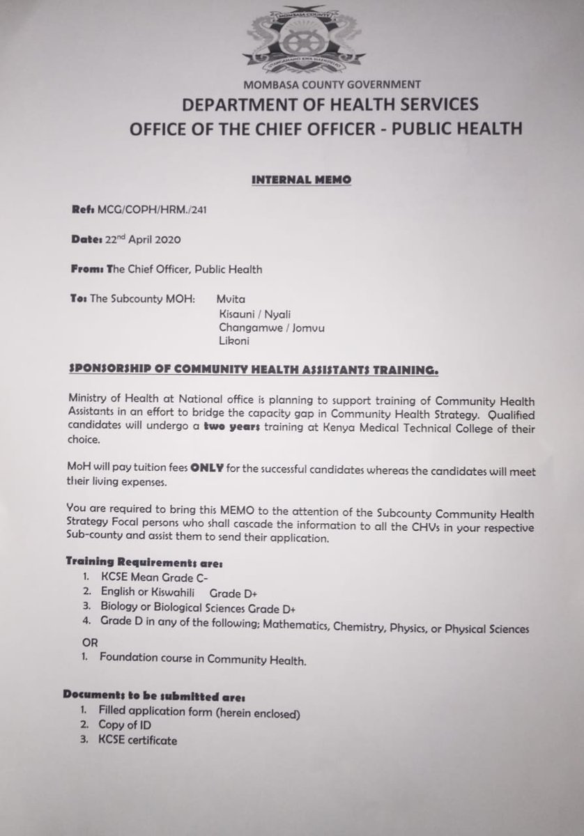 RNyarae's tweet photo. @HassanAliJoho Mr. Sultan??? For your information people have papers in Community Health. Employ them don't waste money paying school fees instead of paying salaries to thousands CHOs who are unemployed. https://t.co/ynV3jnhDou