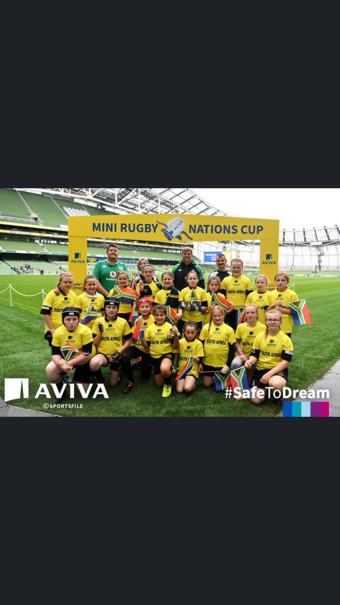 schalk_lill's tweet photo. The u12 girls representing South Africa at the Aviva Mini Nations Cup. @RFCVirginia @VRFCLadiesRugby #CantSeeCantBe #20x20_ie https://t.co/8LdVDmlgZD