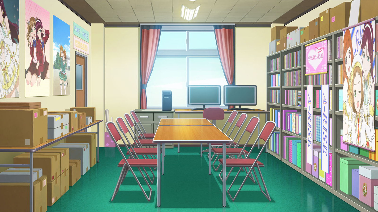 ラブライブ スクスタ公式 おうちでいっしょに スクスタ ビデオチャット用の背景を配布 第1弾は部室 第2弾の背景アンケートも実施決定 欲しい背景に投票してね ぶら下がりのツイートをチェック 今日から1日1回無料ガチャも実施中