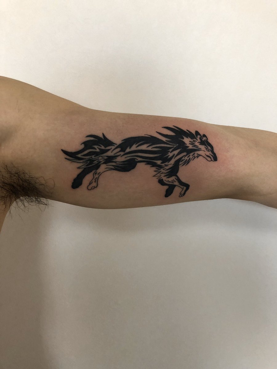 Kazumoto One Art 今日は狼のトライバルでした お疲れ様です タトゥー Tattoo 刺青 仙台 Kazumoto 和彫 Onearttattoo 仙台刺青 仙台タトゥー 仙台tattoo 彫師 T Co Lyxe8dqmjp Twitter