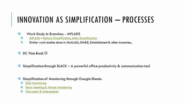 Simplification of processes is an underrated innovation I feel. On every new charge I used to make & analyse detailed flowcharts of all services and processee. Then reduce the steps involved without affecting the sanctity. Some examples in this link. 2/n  https://twitter.com/naukarshah/status/969050641132765187?s=19