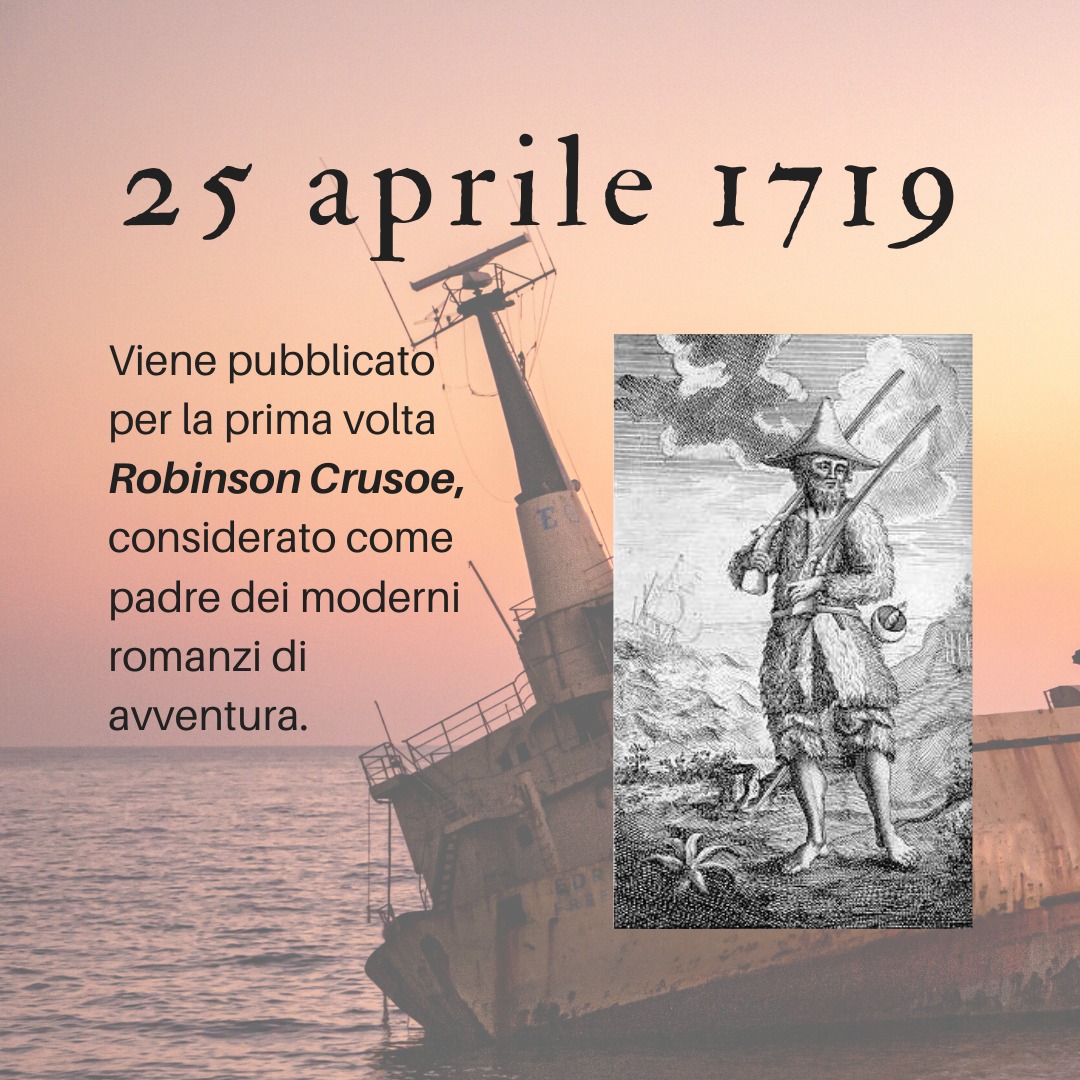📚 «Robinson Crusoe» veniva pubblicato proprio oggi 301 anni fa!

#curcioletture #curciolibri #scelgocurcio #libro #libri #ioleggoacasa #raccontamiunastoria #chileggenonsiferma #instabooks #booklover #titolo #autore #robinsoncrusoe #danieldefoe