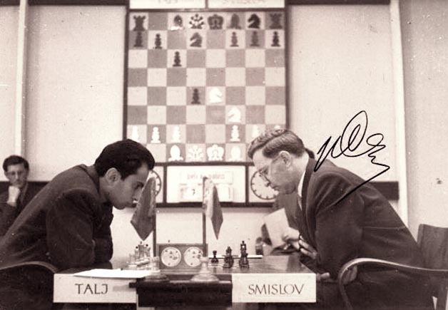 International Chess Federation on X: This Saturday puzzle is a tribute to  the king of attacks, one and only Mikhail Tal. The position is from the  game Tal - Smyslov, played at