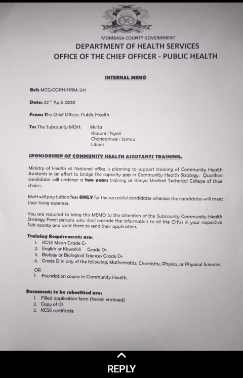 RNyarae's tweet photo. @susan_mochache Hi Madam PS, please consider us those who have did courses in Community Health, don't allow wastage of money and yet we have potential candidates to fill the Void of Community Health assistants with certificates, diplomas and degree and above all experience . https://t.co/6EFiSpLHj5