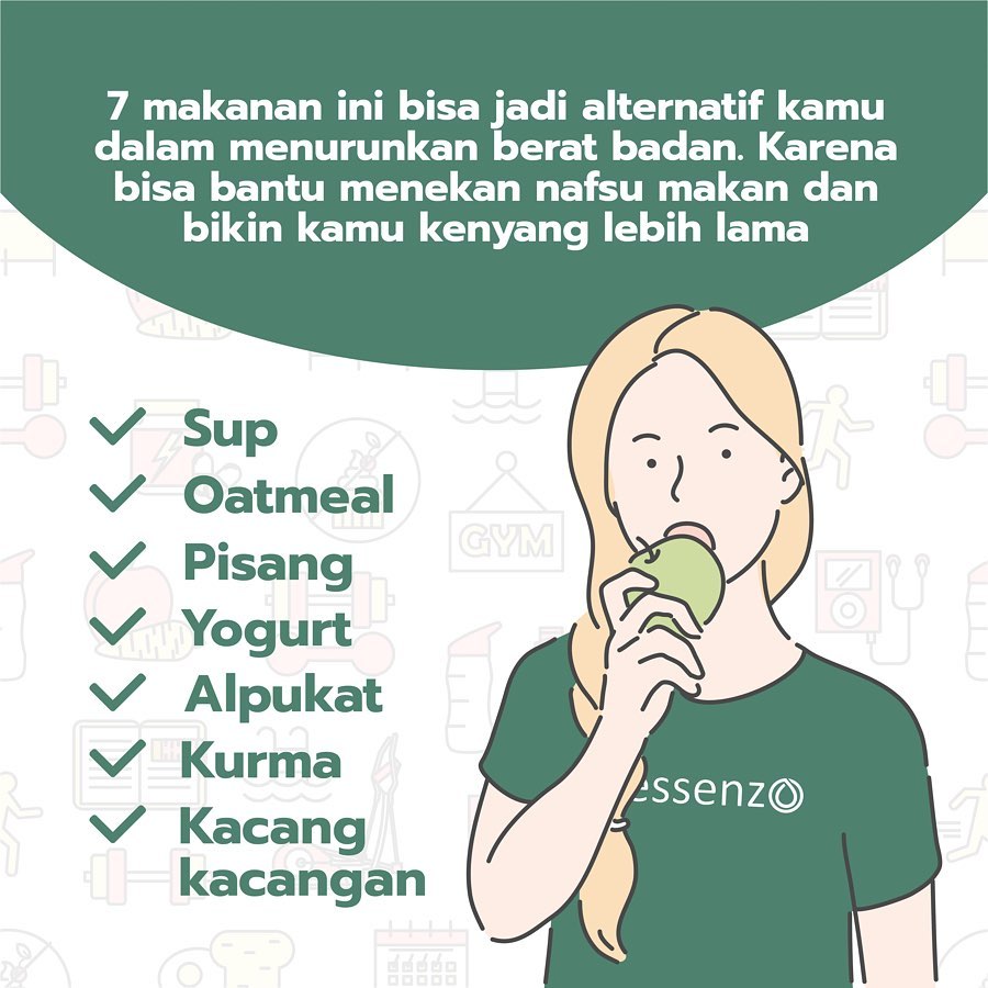essenzoherbalid's tweet photo. Ini dia 7 makanan yang justru bisa menjaga berat badan karena setelah dikonsumsi, bisa membuatmu merasa lebih kenyang sehingga nafsu makan terkontrol.
Yuk, tag teman teman tersayang supaya Kamu nggak langsing sendirian!
•••
#essenzo #tipssehat #tipslangsing #tipsjagakesehatan https://t.co/YauqXeV83p