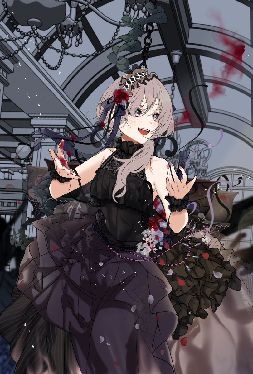 1 ラフ 2 線画 3 色分けして皺等を塗る ここまでが基礎工事 4 背景を馴 Camuのイラスト