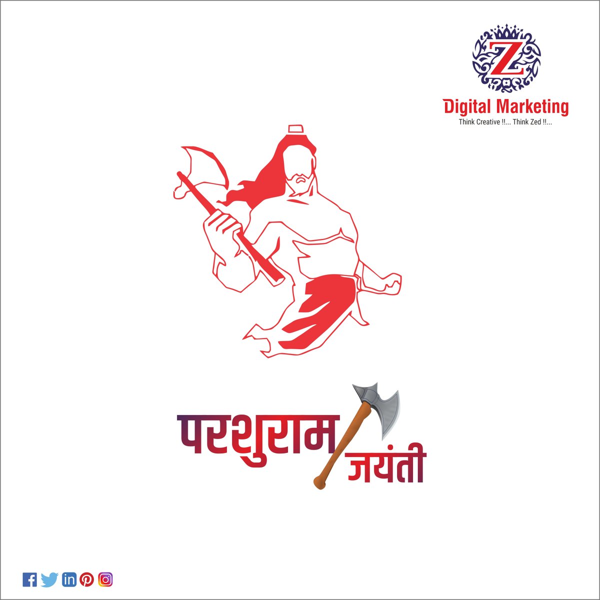 DigitalZed's tweet photo. Praying to Lord Parshuram for prosperity of nation. Love to everyone. Peace to every life of India.

ZED Digital Marketing wishes everyone #HappyParsuramJayanti

#DigitalMarketing #SocialMediaMarketing #ZedDigitalMarketing #DigitalMarketingInRajkot #ThinkCreative #ThinkZED https://t.co/JfpX4z4lNZ