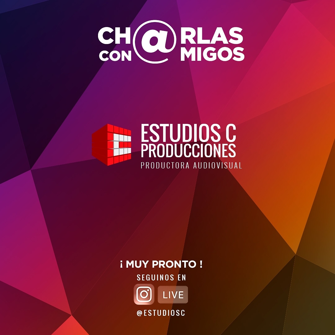Estudiosc's tweet photo. ☝🏻 Próximamente " #CharlaConAmigos  , se vienen los  #InstagramLive  ▶️📲🔴 con Artistas que hemos trabajado ,  Seguinos en  @estudiosc  ¡ Te esperamos por ahí !  ☝🏻 https://t.co/ikg1IuSKrZ