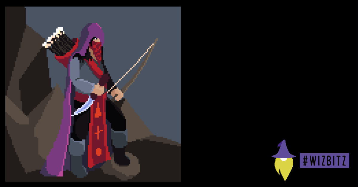 WizBitz_Games's tweet photo. #wizbitz #pixelart #art #purple #red #ranger #cloak #dagger #fantasy #fantasyart https://t.co/O89k1C5psT