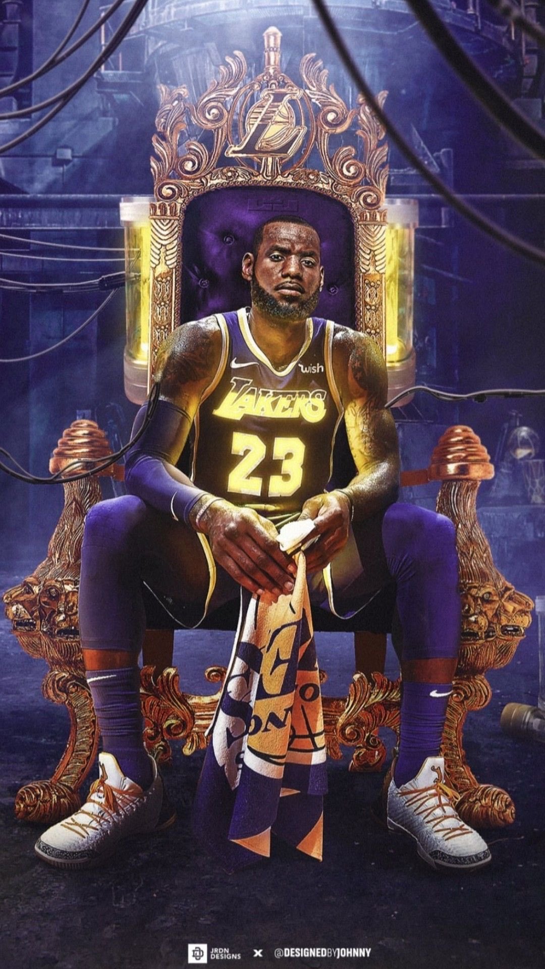 Lebron king top of thrones