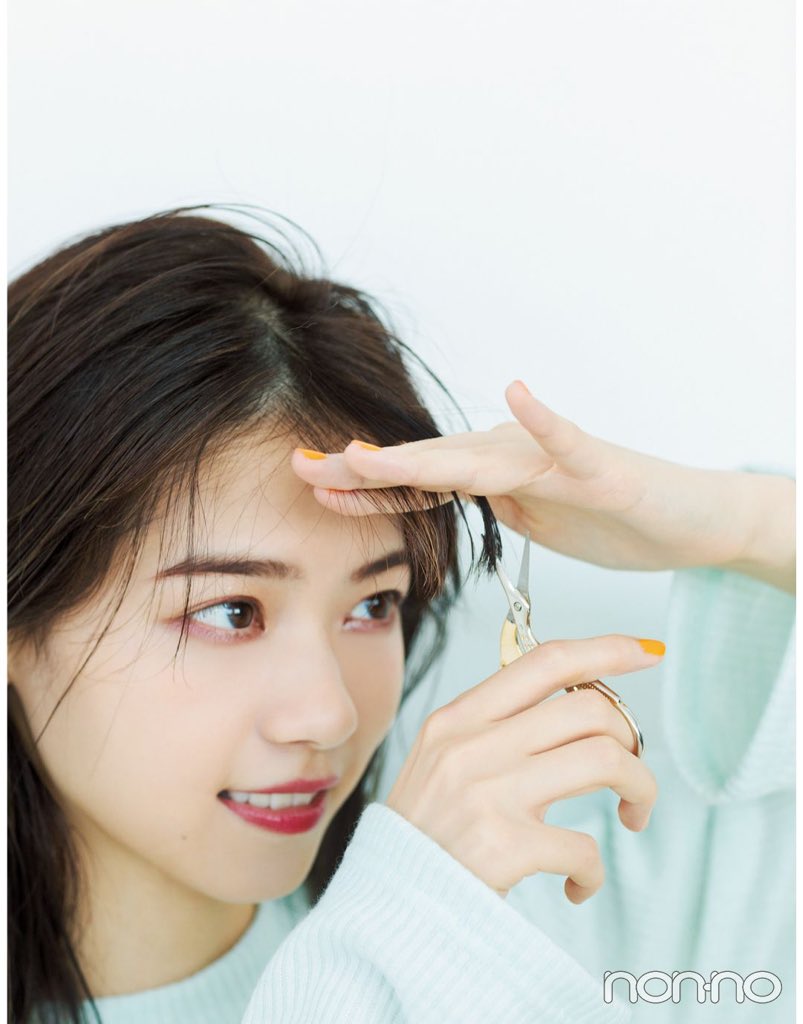 前髪ちょっきん✂️
#西野七瀬
#なーちゃん