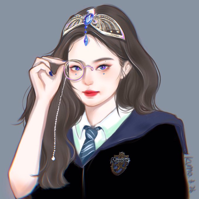 Anime ravenclaw girl