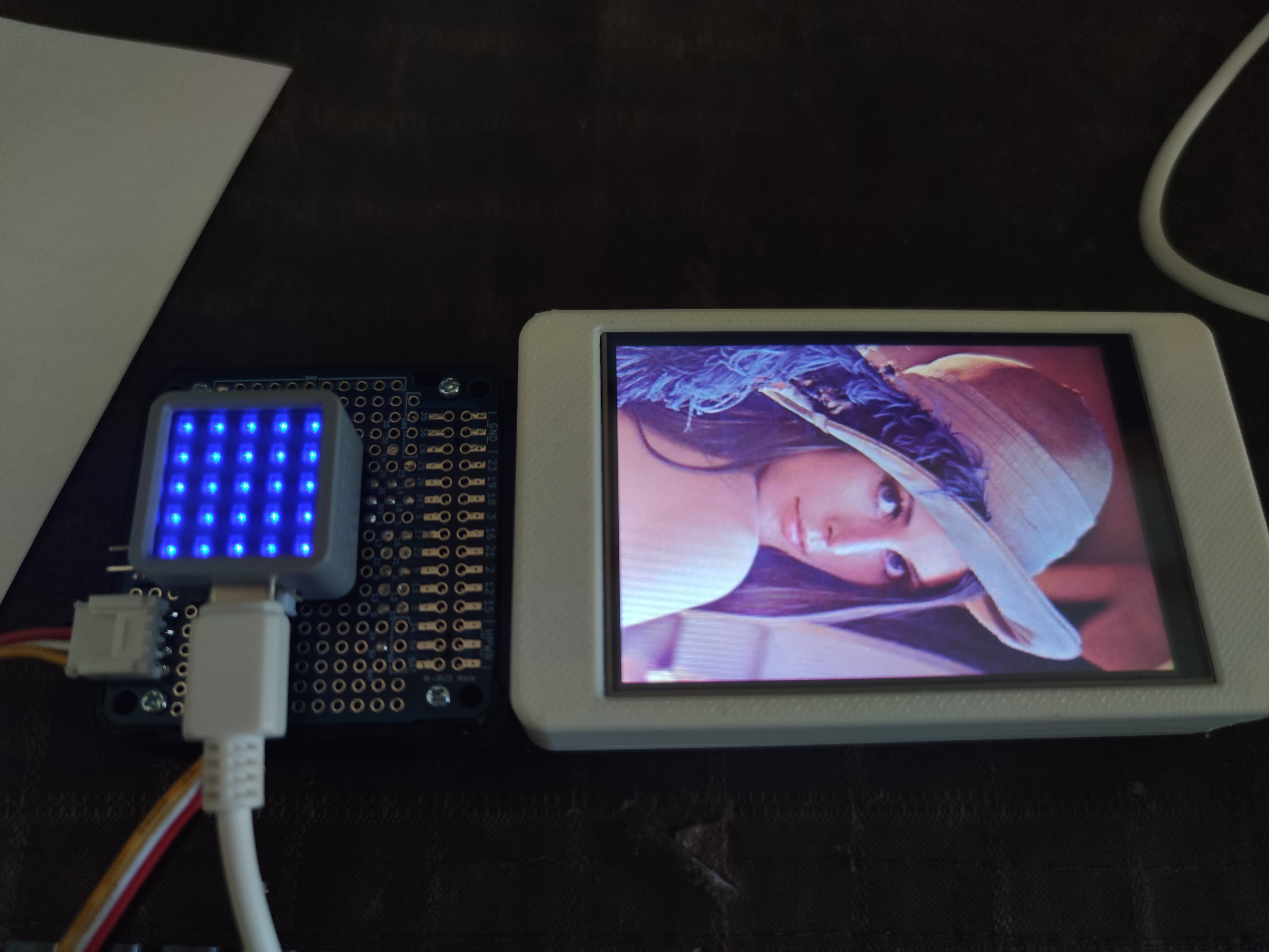 Uzivatel Tomorrow56 A K A Thousandiy モ2済3未 Na Twitteru M5atomからm Busに変換してrpi 3 5 Tft Lcdの動作確認ok タッチパネルもok 裏面の端子だけでは足りないのでgrove G26 G32 もm Busに接続して使用するのでなんか線が多い このピン配置ならlcdとi2c