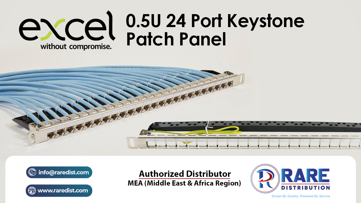 RareDist's tweet photo. Excel 0.5U 24 Port Keystone Patch Panel
#raredistribution #raredist #rare #excel #excelnetworking #gpon #hotelprojects #hospitality #excelprojects #hospitalityprojects #excelrare #rareoman #rarekuwait #raregcc #omanprojects #kuwaitprojects https://t.co/RpYviZb3qN