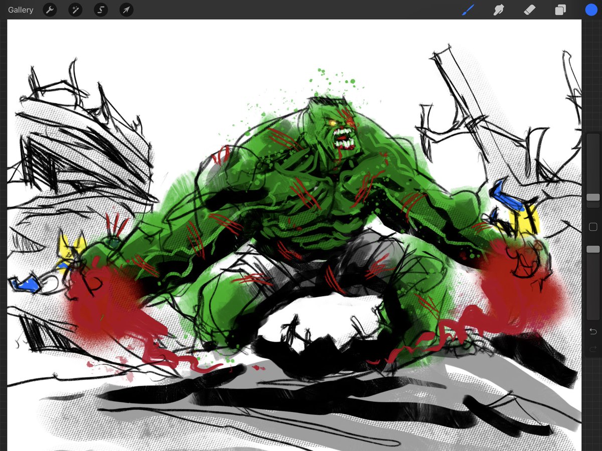 Speed scribble  #hulk
