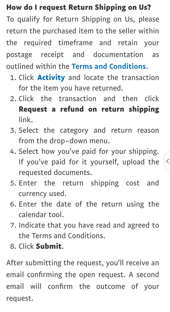 Little known PayPal perkIf you paid with Goods and Services and you end up wanting to return the item, PayPal will refund up to $30 of the return postage if the seller doesn't cover return postage