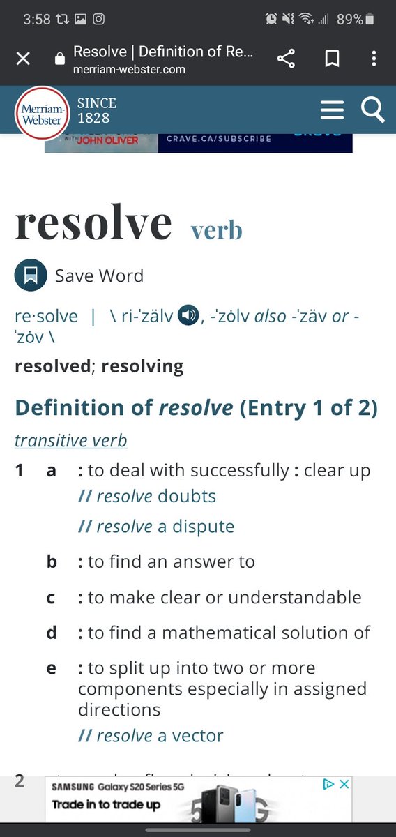 Oh shoot I also left out that you guys had me DM you my information so you could resolve the problem but I don't think you know what resolved means so attached is the definition of resolved. If you have any questions feel free to reach out I will be happy to discuss the issue.
