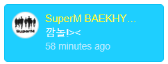  #LUCAS : Hello, I'm Lucas, Did you watch our insta live just now? kkkkkkkkkkkkk #BAEKHYUN   : I wanted to do live more ㅠㅠ I'm sorry, we need to invest a lot of times for rehearsal today, BUT if you watch the online concert live tomorrow, really you'll be surprised!><