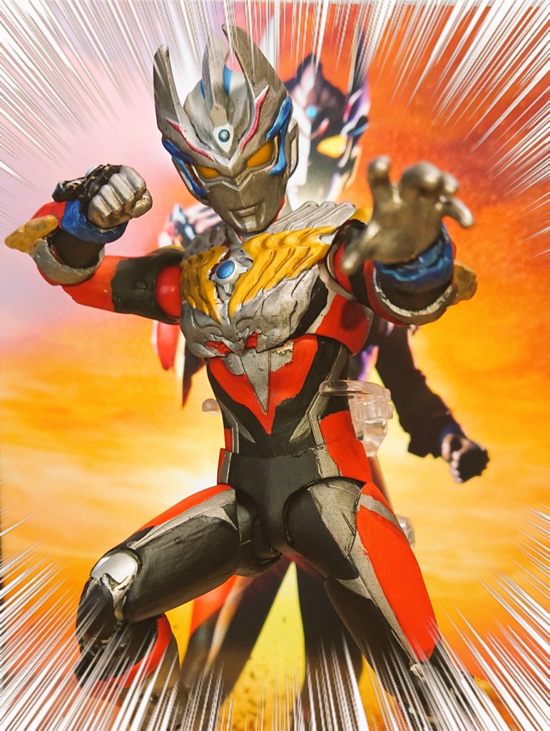 フィギュアーツ改造『ウルトラマンレイガ』暫定完成。タイガ素体に