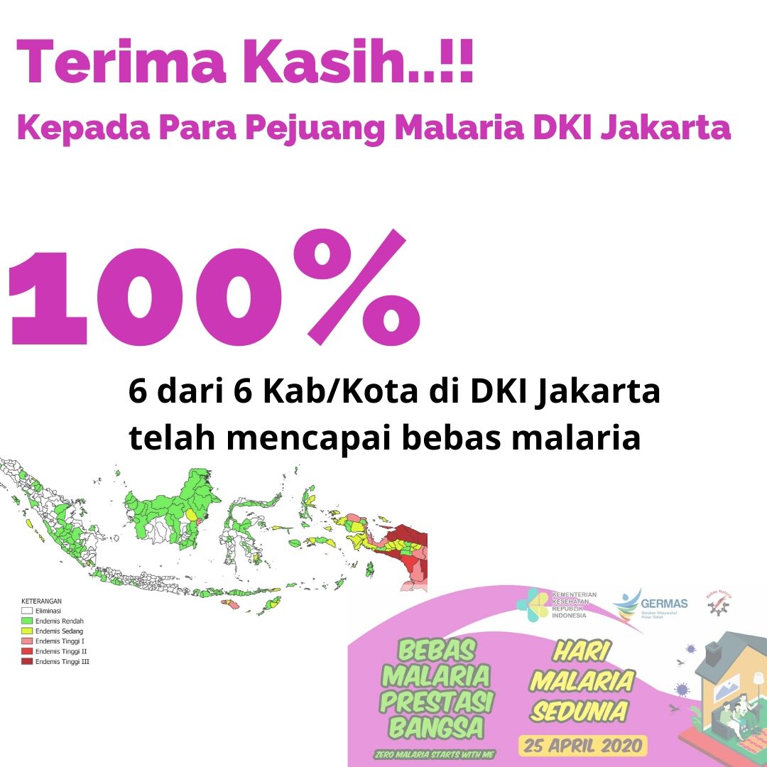 bebasmalaria's tweet photo. Terima Kasih Pak @aniesbaswedan seluruh kab/kota di DKI Jakarta telah mencapai bebas malaria.
#bebasmalaria
#WorldMalariaDay https://t.co/xiQ1tVFaYy