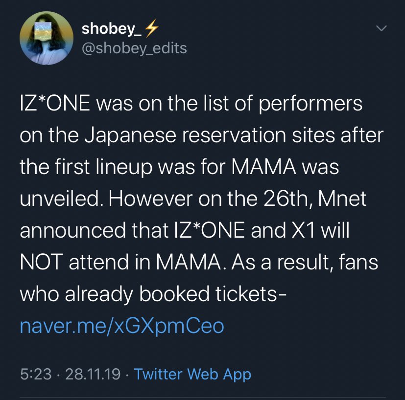 As we know MNET treasures their produce groups!! But this time they decided to cancel X1’s appearance on MAMA! Instead of taking all the consequences of their OWN CRIME they decided again to hide behind member’s backs and act clueless