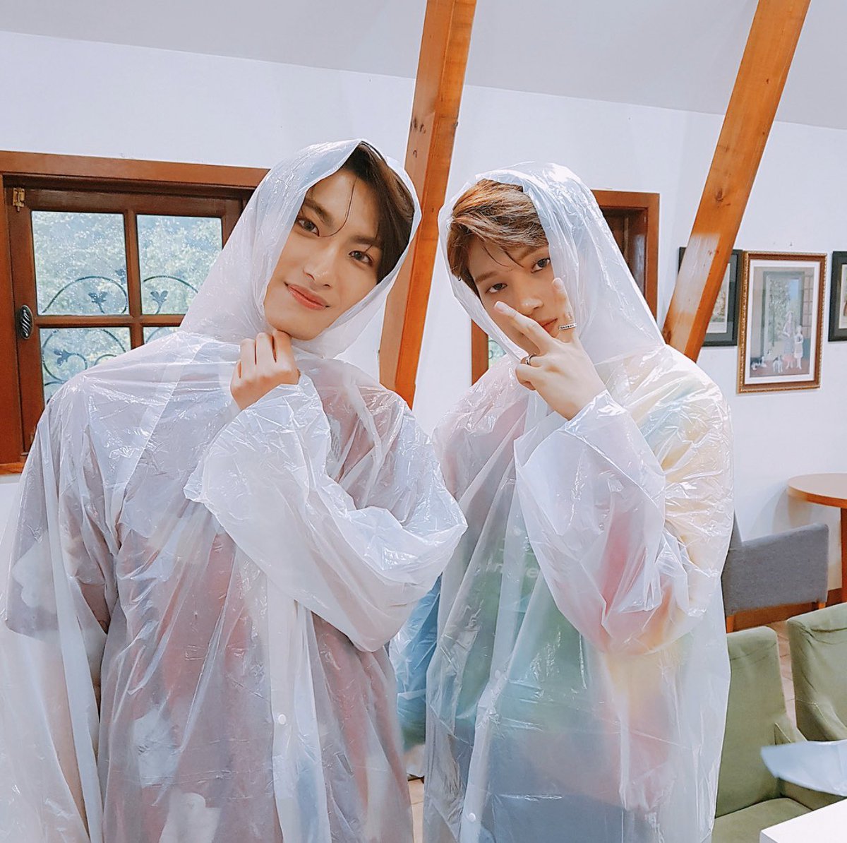 babies in ponchos